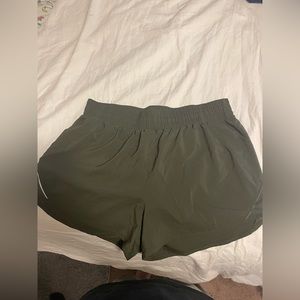 green athletic shorts from target
